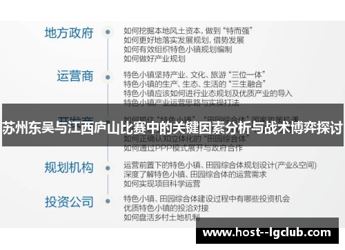 苏州东吴与江西庐山比赛中的关键因素分析与战术博弈探讨
